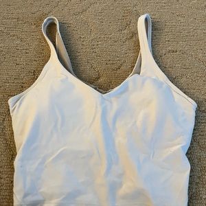 LuLuLemon Align white tank top
